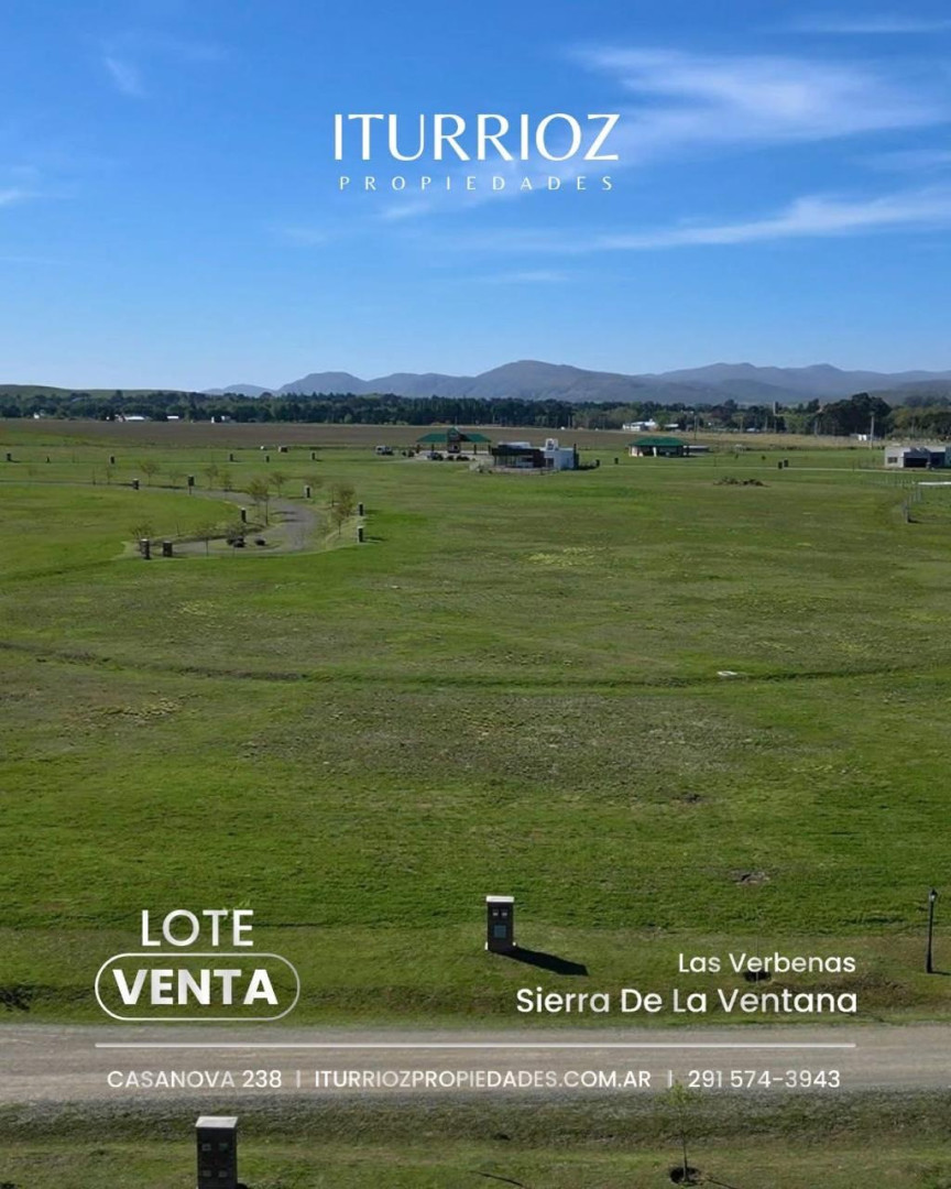 Terreno en Venta en Las Verbenas, Las Verbenas , Sierra de  la Ventana - Bahía Blanca Propiedades | SITIO OFICIAL l