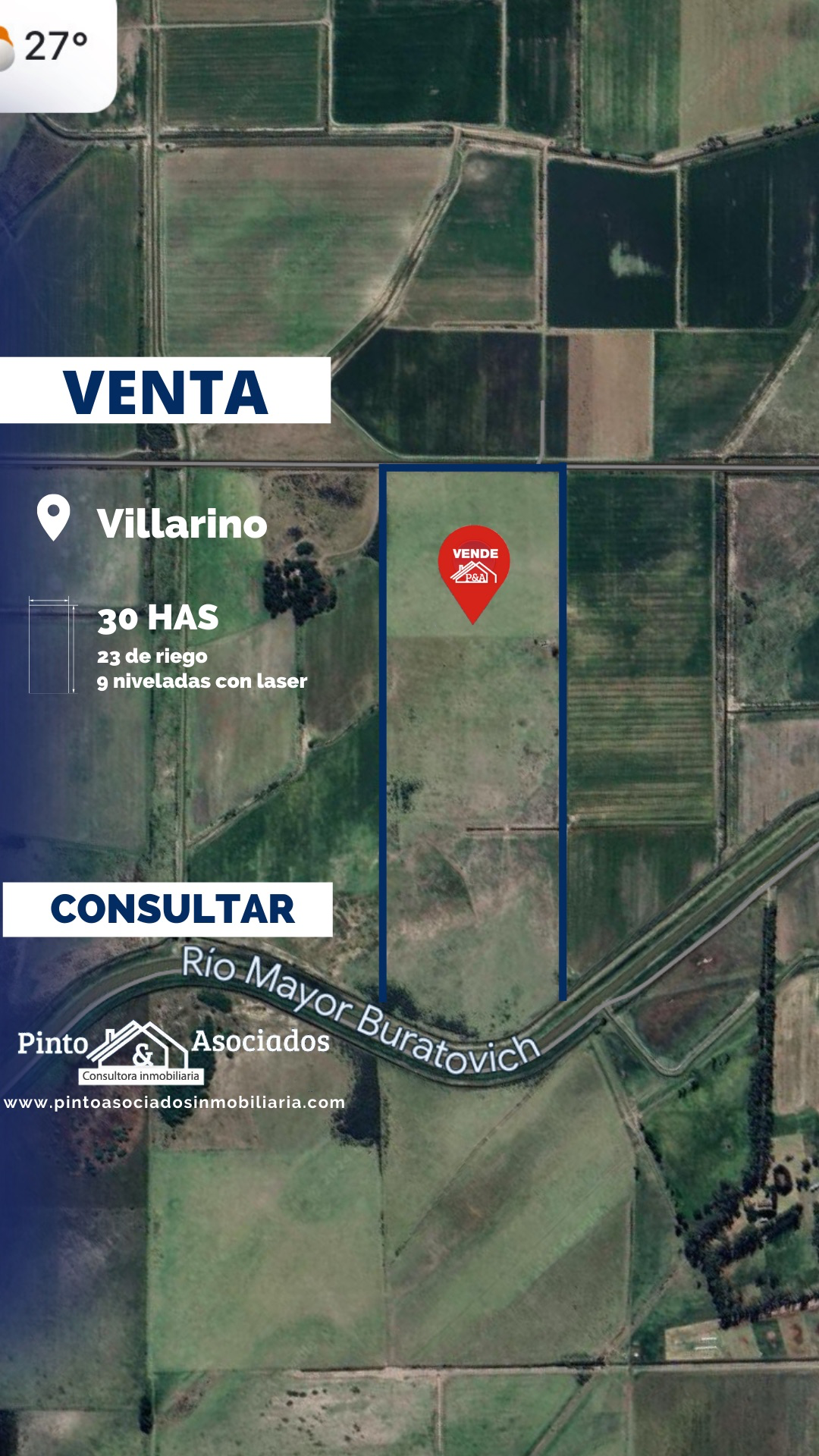 Campo  en Venta en Rio Mayor Buratovich,  Hilario Ascasubi - Bahía Blanca Propiedades | SITIO OFICIAL l