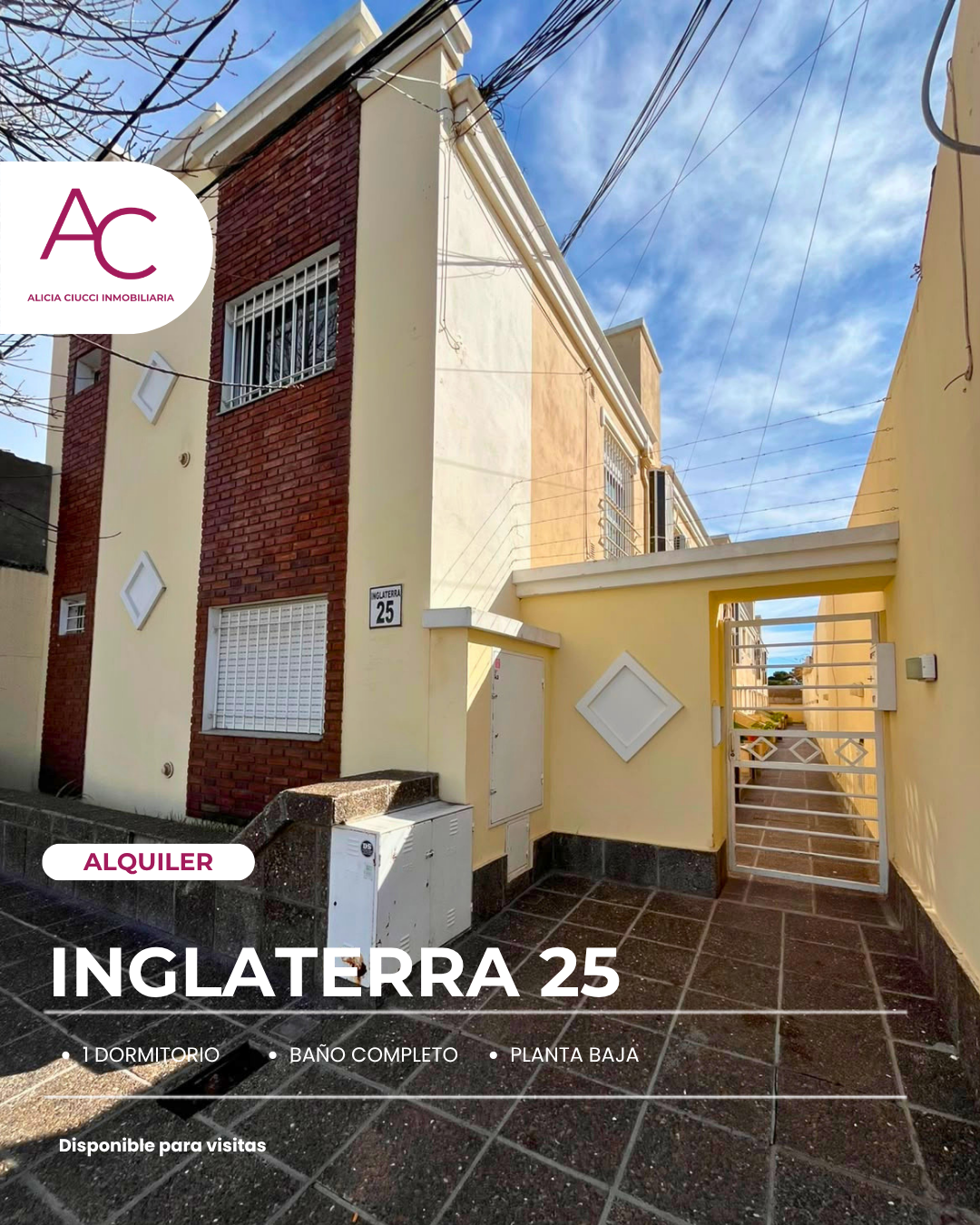 Departamento en Alquiler en Inglaterra 27, San Roque, Bahía Blanca - Bahía Blanca Propiedades | SITIO OFICIAL l