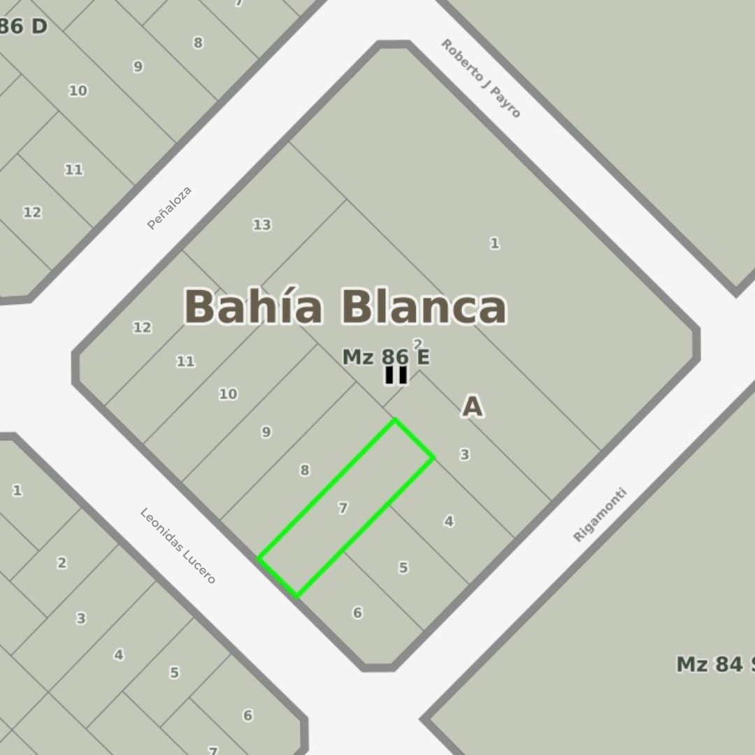 Terreno en Venta en Leónidas Lucero Al 3200, Villa Belgrano, Bahía Blanca - Bahía Blanca Propiedades | SITIO OFICIAL l