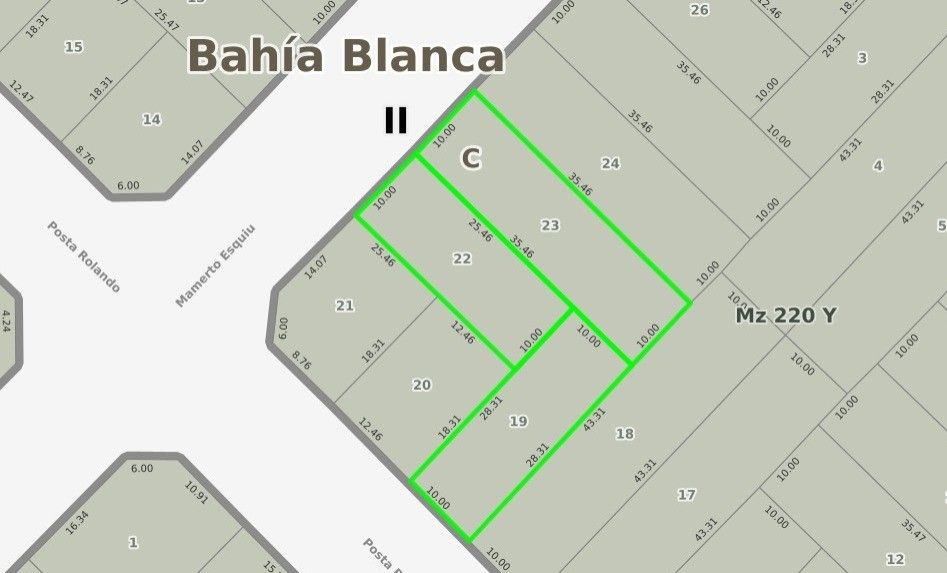 Terreno en Venta en Posta Rolando Y Mamerto Esquiu,  Bahía Blanca - Bahía Blanca Propiedades | SITIO OFICIAL l