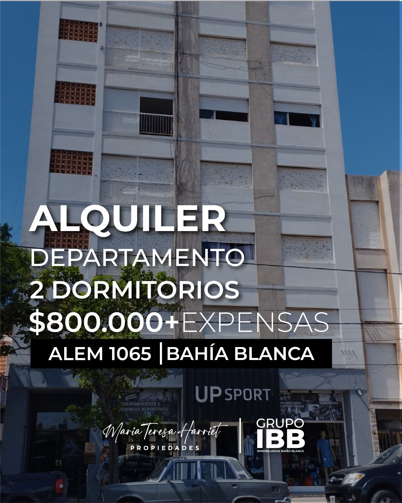 Departamento en Alquiler en Av. Alem 1065, Universitario, Bahía Blanca - Bahía Blanca Propiedades | SITIO OFICIAL l