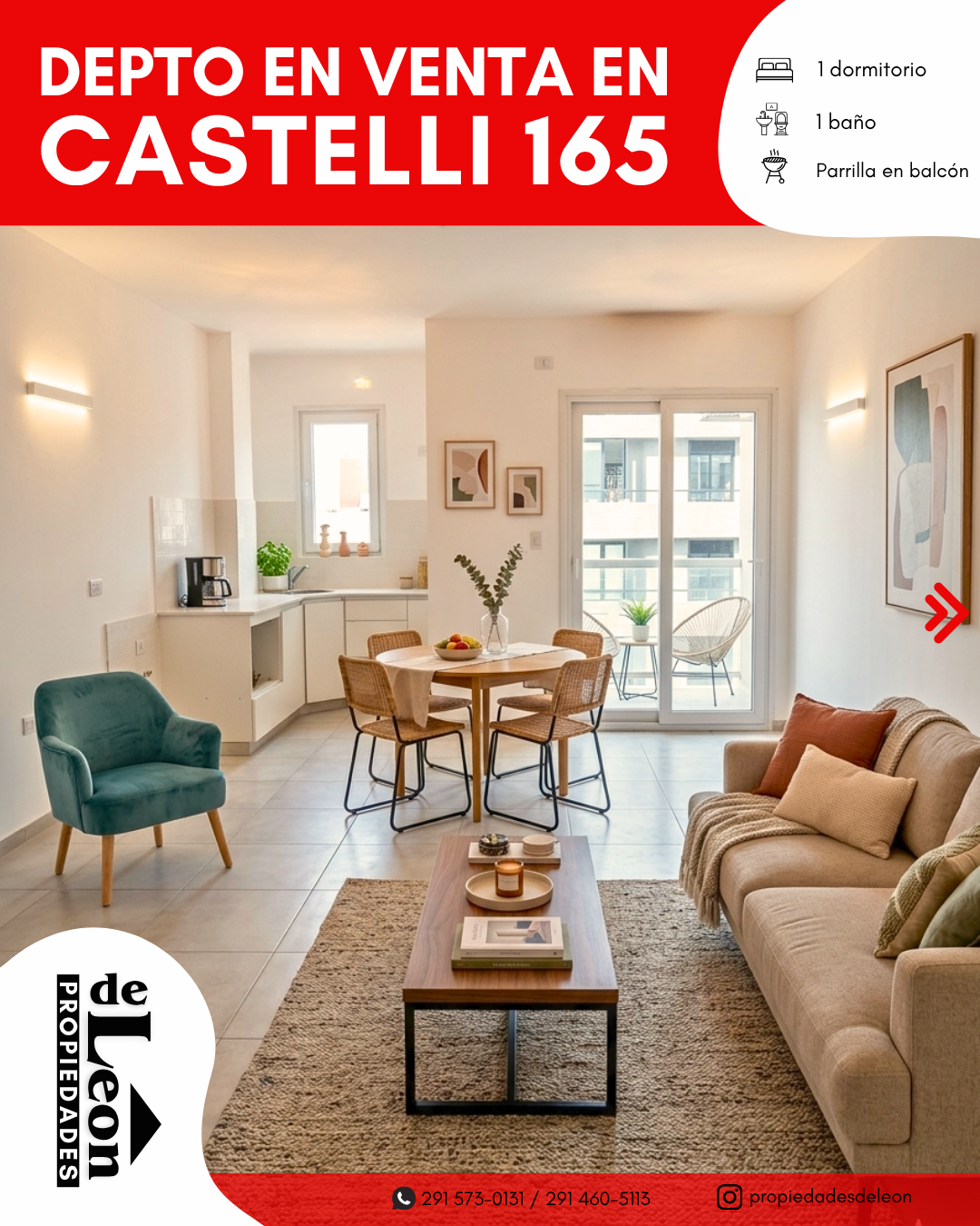Departamento en Venta en Castelli 165, Centro, Bahía Blanca - Bahía Blanca Propiedades | SITIO OFICIAL l