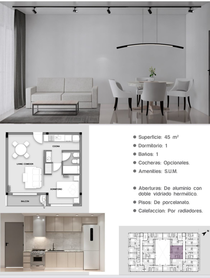 Departamento en Venta en VIEYTES 1040 , Pacifico, Bahía Blanca - Bahía Blanca Propiedades | SITIO OFICIAL l