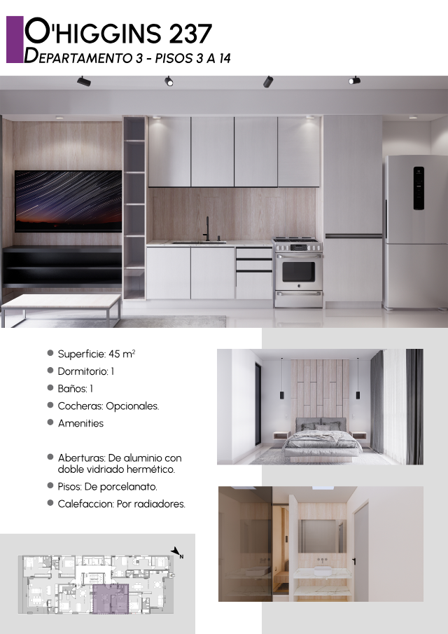 Departamento en Venta en O Higgins 237, Centro, Bahía Blanca - Bahía Blanca Propiedades | SITIO OFICIAL l