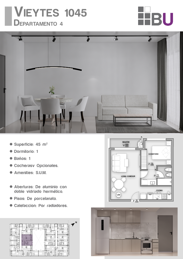 Departamento en Venta en VIEYTES 1045, Pacifico, Bahía Blanca - Bahía Blanca Propiedades | SITIO OFICIAL l