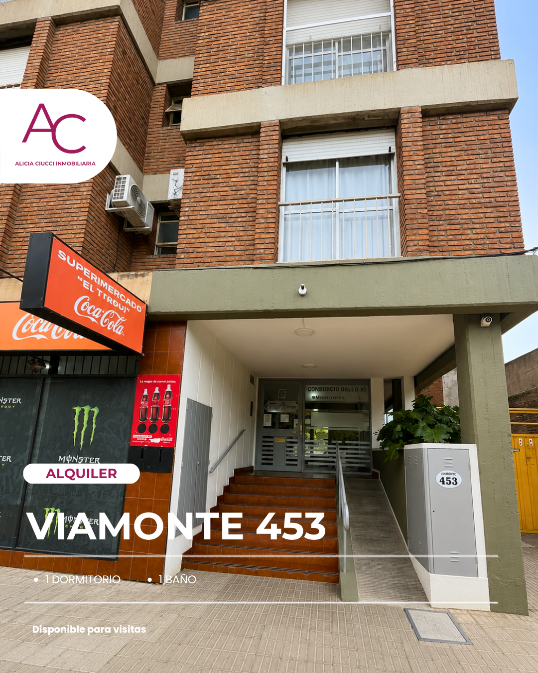 Departamento en Alquiler en VIAMONTE 453, Centro, Bahía Blanca - Bahía Blanca Propiedades | SITIO OFICIAL l