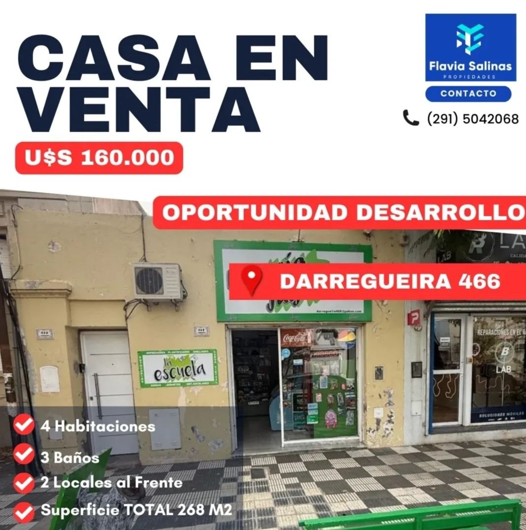 Casa en Venta en Darregueira 400, Centro, Bahía Blanca - Bahía Blanca Propiedades | SITIO OFICIAL l