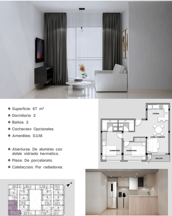 Departamento en Venta en Vieytes 1045, Pacifico, Bahía Blanca - Bahía Blanca Propiedades | SITIO OFICIAL l