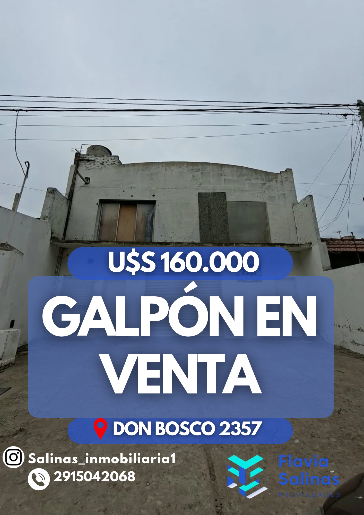 Galpón en Venta en DON BOSCO 2357, Mara, Bahía Blanca - Bahía Blanca Propiedades | SITIO OFICIAL l