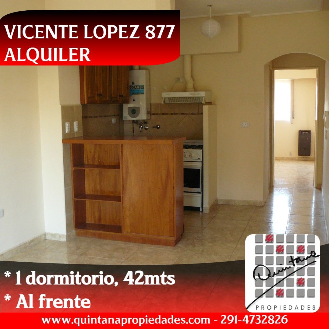 Departamento en Alquiler en Vicente Lopez 877, Macrocentro, Bahía Blanca - Bahía Blanca Propiedades | SITIO OFICIAL l
