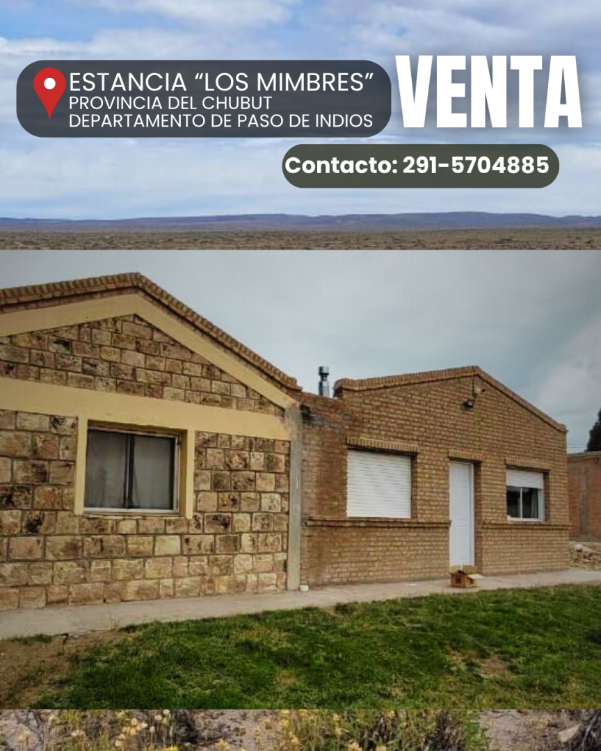 Campo  en Venta en Ruta Provincial 40 ,  Paso de Indios - Chubut - Bahía Blanca Propiedades | SITIO OFICIAL l
