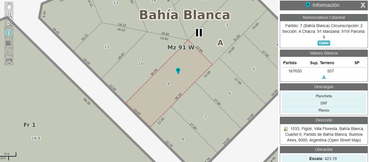 Terreno en Venta en Pigue 1200, Villa del Parque, Bahía Blanca - Bahía Blanca Propiedades | SITIO OFICIAL l