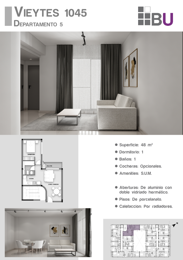 Departamento en Venta en VIEYTES 1045, Pacifico, Bahía Blanca - Bahía Blanca Propiedades | SITIO OFICIAL l