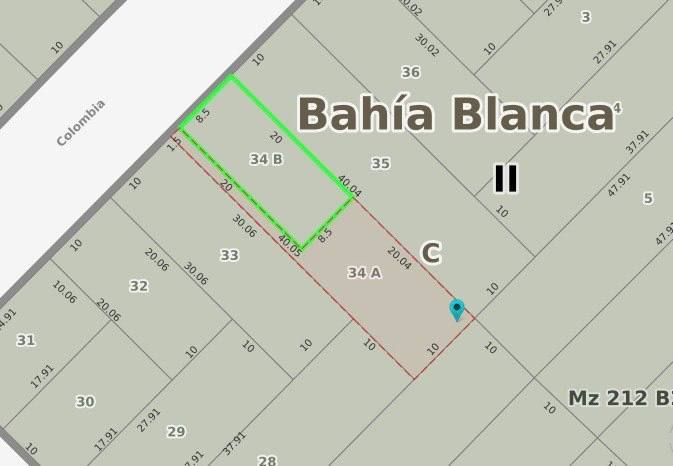Terreno en Venta en Colombia 600, Universitario, Bahía Blanca - Bahía Blanca Propiedades | SITIO OFICIAL l