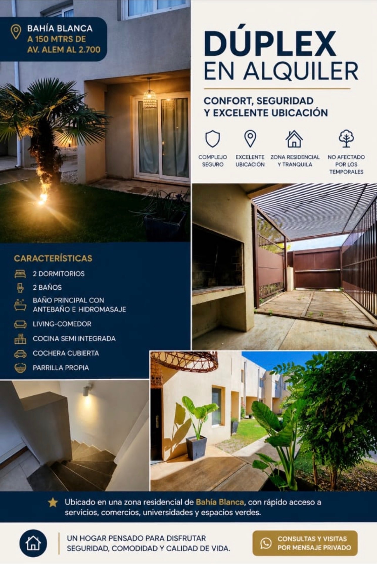 Duplex en Alquiler - Bahía Blanca Propiedades | SITIO OFICIAL l