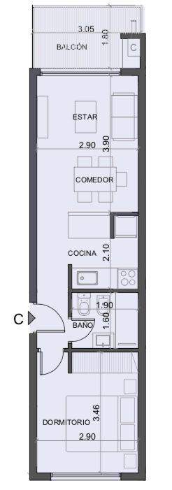 Departamento en Venta en Blandengues 72, Macrocentro, Bahía Blanca - Bahía Blanca Propiedades | SITIO OFICIAL l