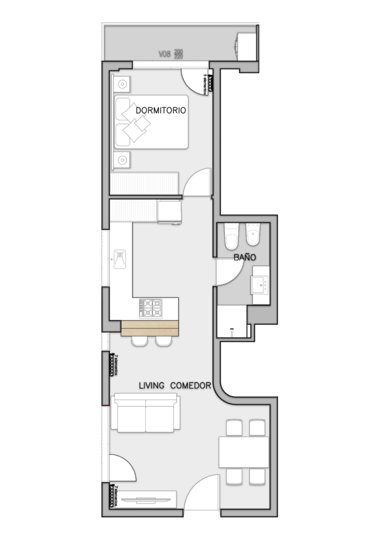 Departamento en Venta en O'Higgins 237, Centro, Bahía Blanca - Bahía Blanca Propiedades | SITIO OFICIAL l