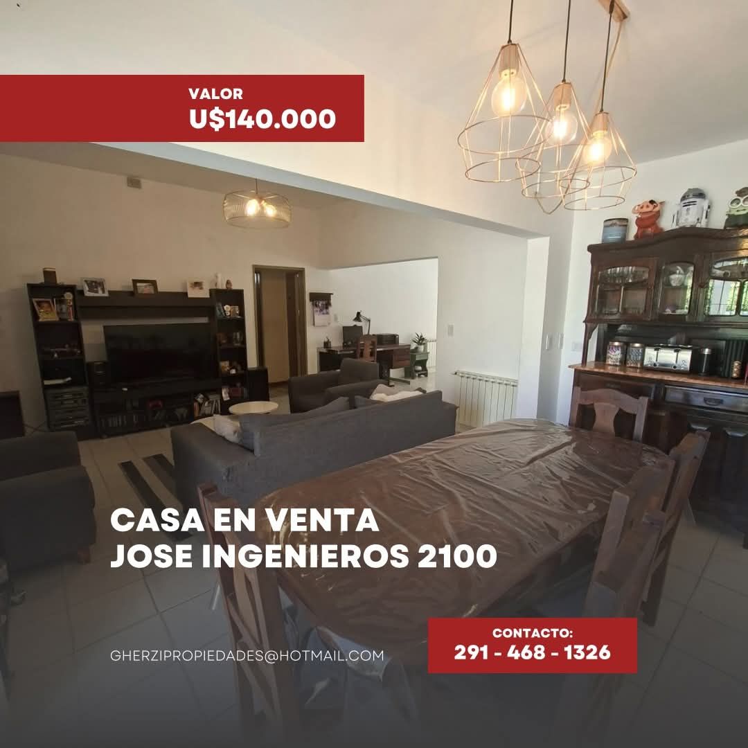 Casa en Venta en Jose Ingeniero 2100,  Bahía Blanca - Bahía Blanca Propiedades | SITIO OFICIAL l