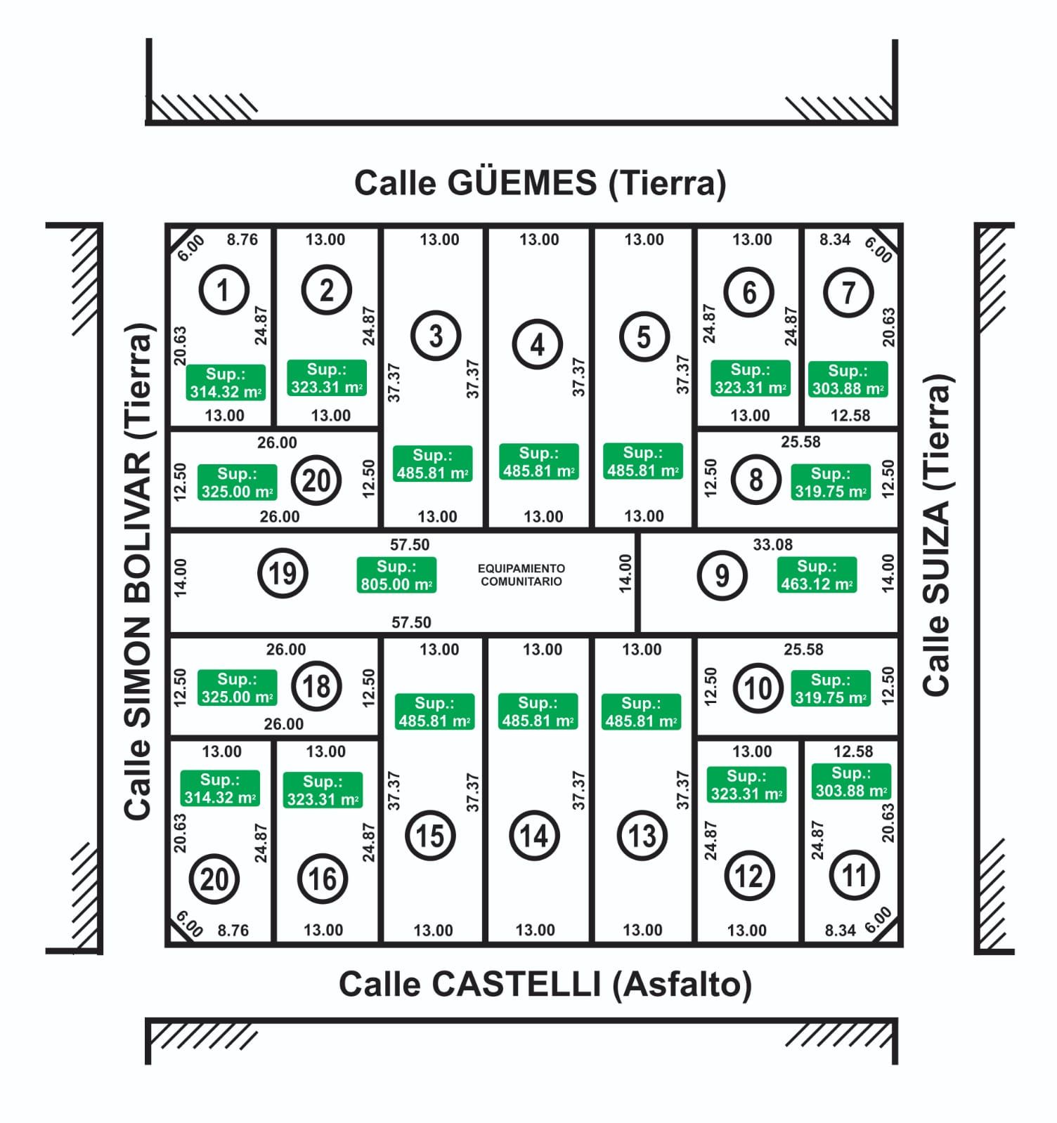 Terreno en Venta en Castelli 3400,  Bahía Blanca - Bahía Blanca Propiedades | SITIO OFICIAL l