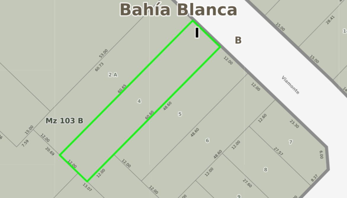 Terreno en Venta en Viamonte 1740,  Bahía Blanca - Bahía Blanca Propiedades | SITIO OFICIAL l