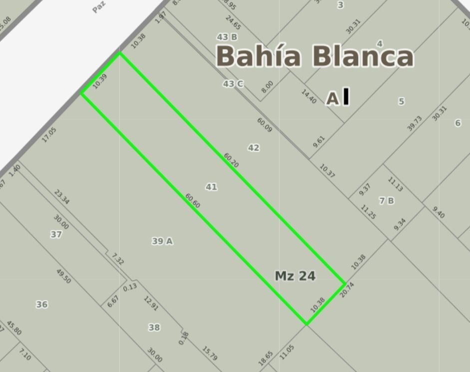 Terreno en Venta en General Paz 257, Centro, Bahía Blanca - Bahía Blanca Propiedades | SITIO OFICIAL l