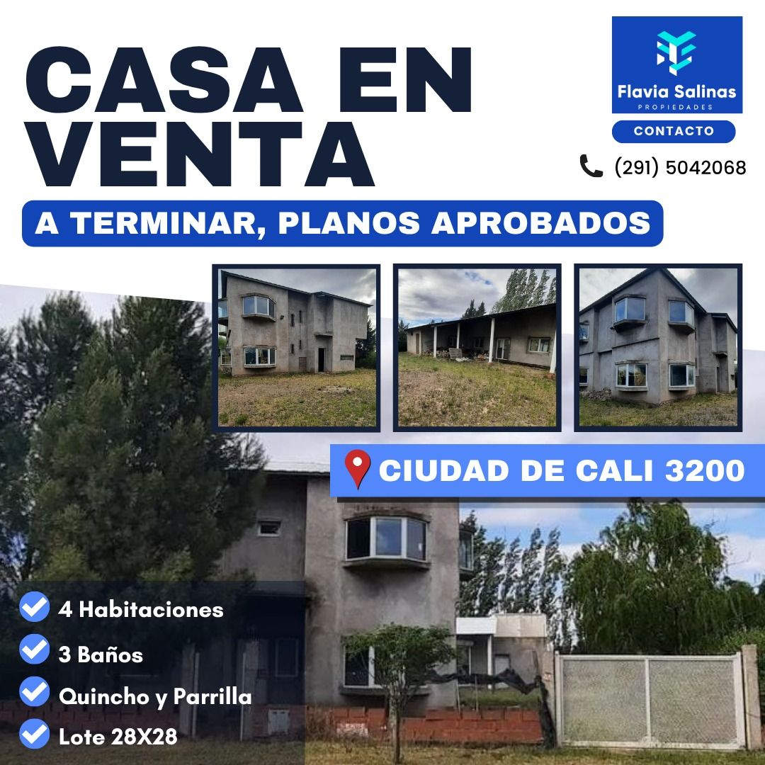 Casa en Venta en Ciudad De Cali 3265, Paihuen, Bahía Blanca - Bahía Blanca Propiedades | SITIO OFICIAL l