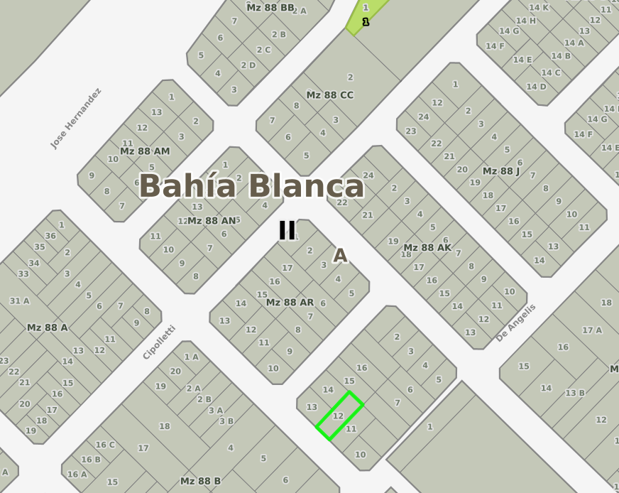 Terreno en Venta en Hugony 2435, Villa Floresta, Bahía Blanca - Bahía Blanca Propiedades | SITIO OFICIAL l