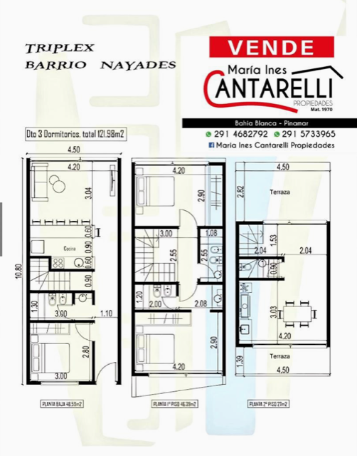 Triplex en Venta en NAYADES,  Pinamar - Bahía Blanca Propiedades | SITIO OFICIAL l
