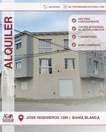 Departamento en Alquiler en Jose Ingenieros 2185, Villa del Parque, Bahía Blanca - Bahía Blanca Propiedades | SITIO OFICIAL l