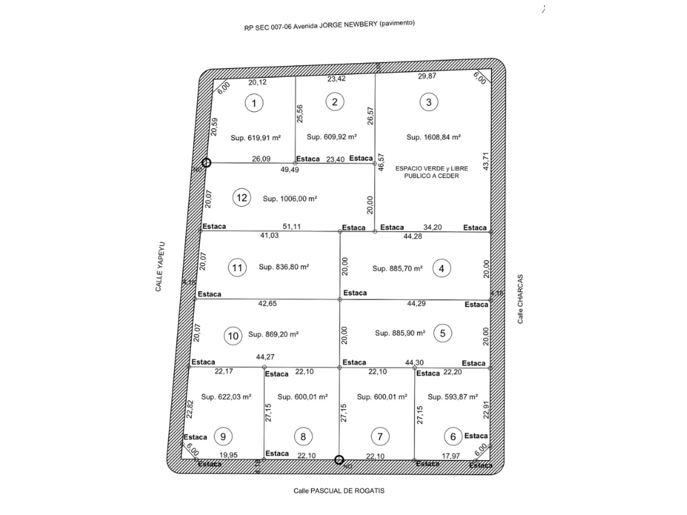 Terreno en Venta en Charcas Entre  Pascual De Rogatis Y Jorge Newbery, Patagonia, Bahía Blanca - Bahía Blanca Propiedades | SITIO OFICIAL l