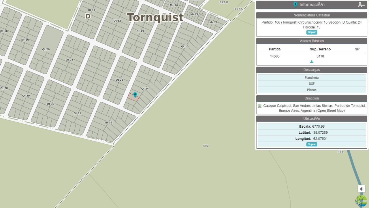 Terreno en Venta en San Andres De La Sierra,  San Andres de las Sierras - Bahía Blanca Propiedades | SITIO OFICIAL l