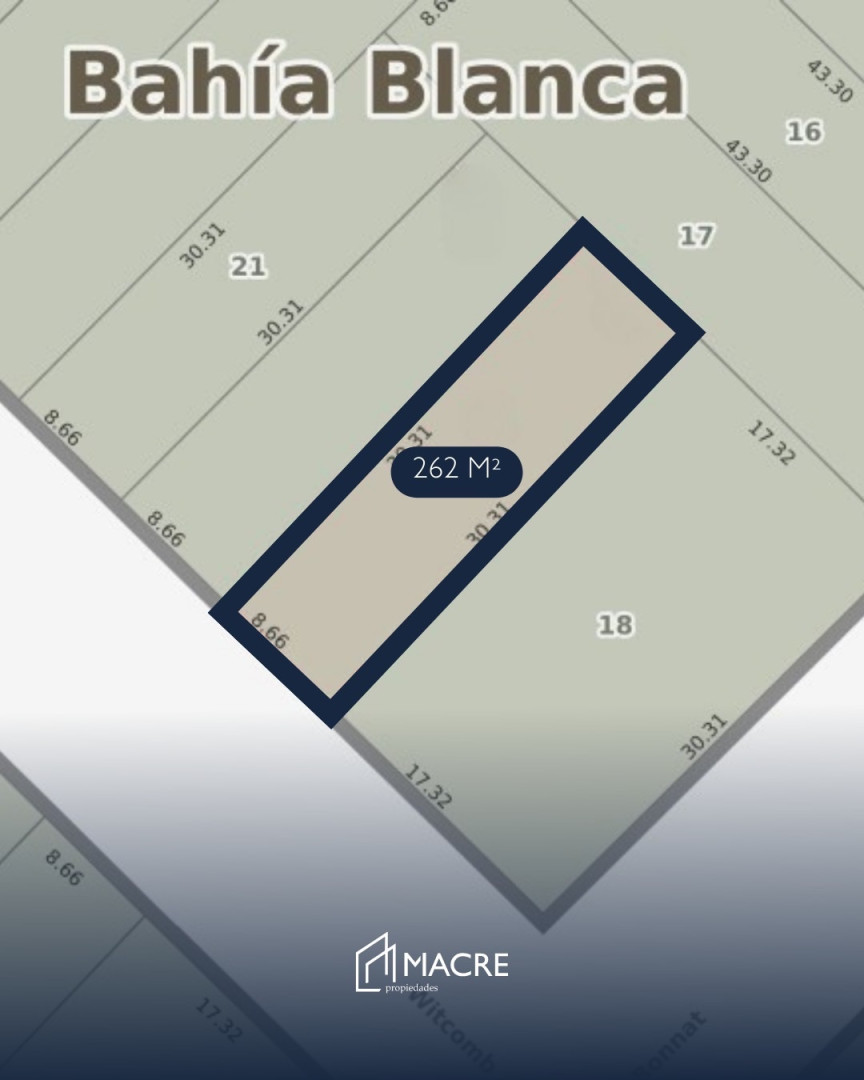 Terreno en Venta en Witcomb 4019, Nueva Belgrano, Bahía Blanca - Bahía Blanca Propiedades | SITIO OFICIAL l