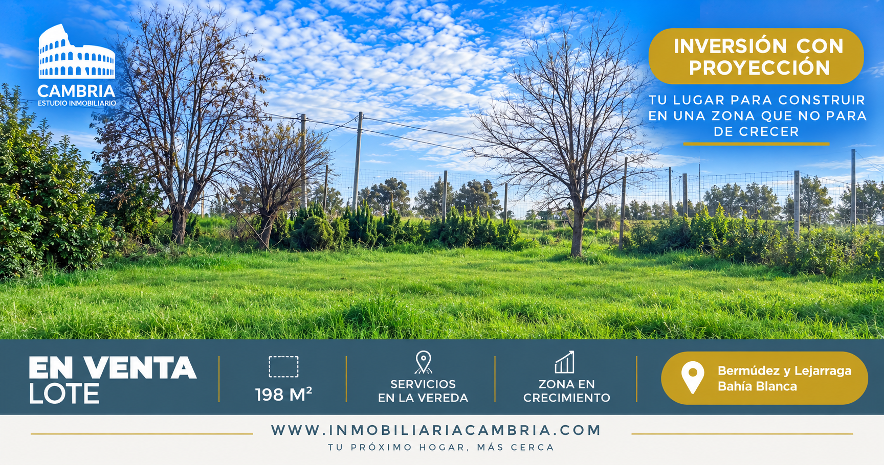 Terreno en Venta en BERMUDEZ 2300,  Bahía Blanca - Bahía Blanca Propiedades | SITIO OFICIAL l