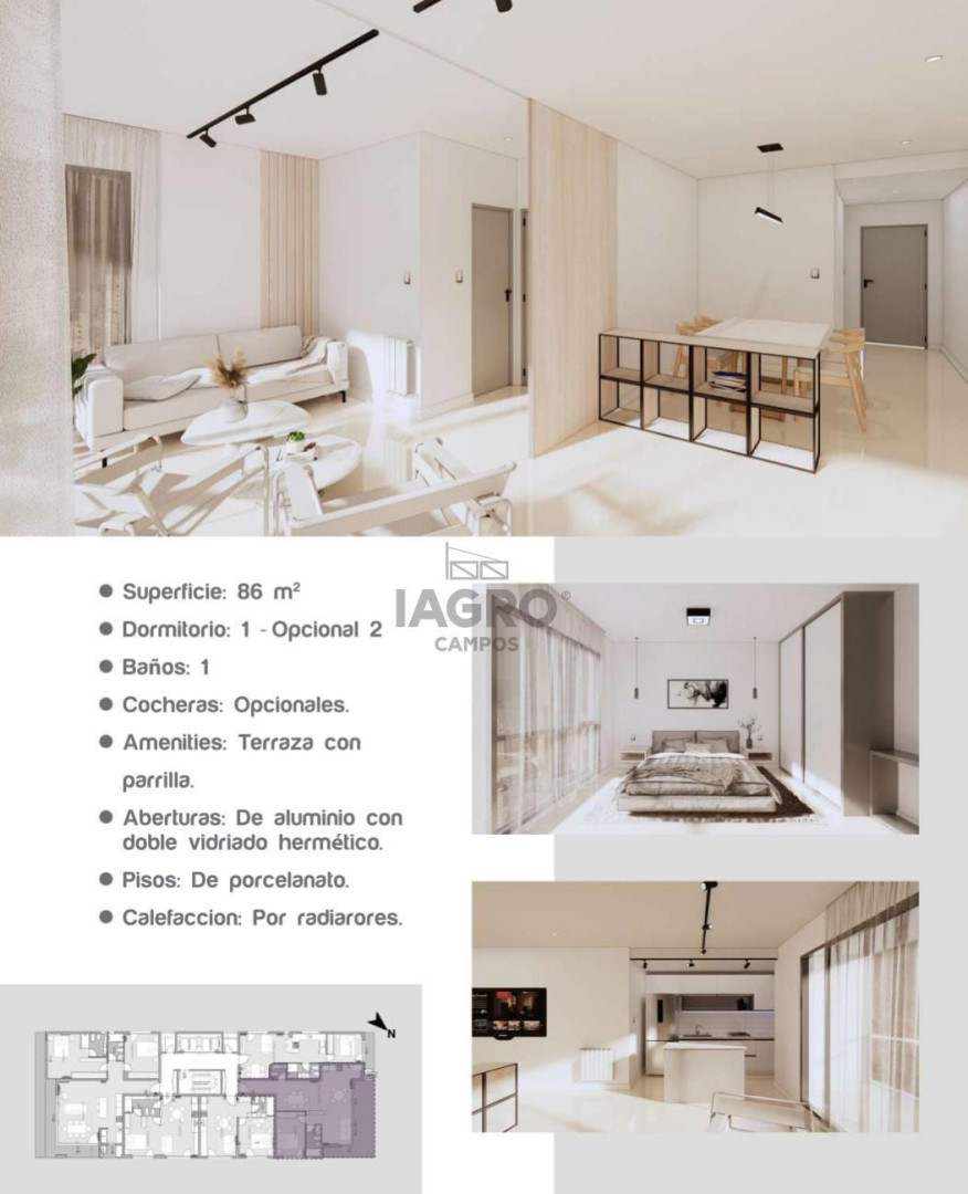 Departamento en Venta en O'higgins 237, Centro, Bahía Blanca - Bahía Blanca Propiedades | SITIO OFICIAL l