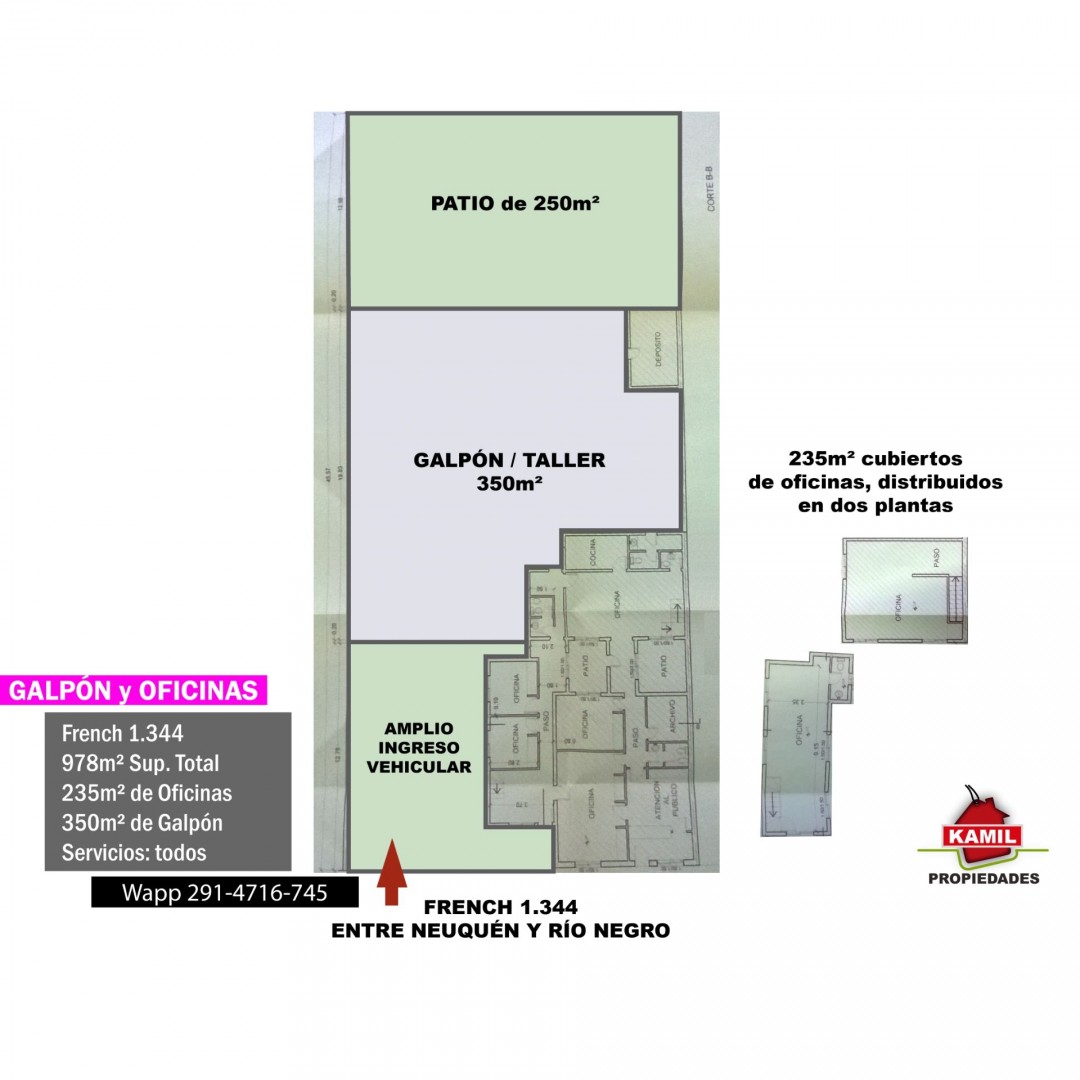 Galpón en Venta en French 1.344, San Martin, Bahía Blanca - Bahía Blanca Propiedades | SITIO OFICIAL l