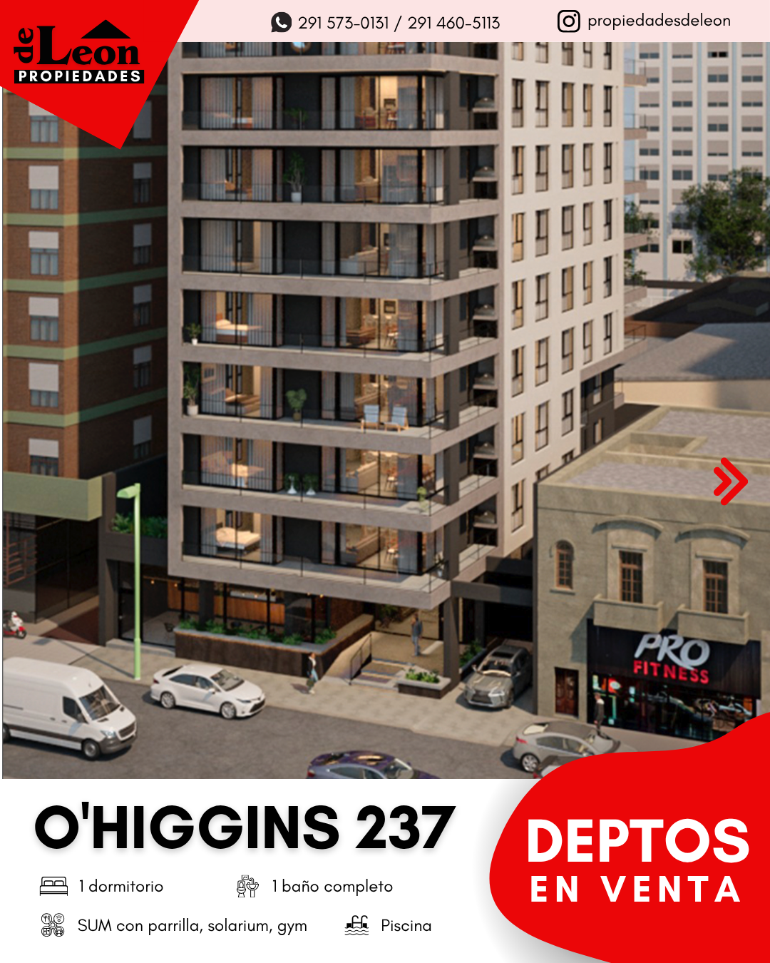 Departamento en Venta en O'Higgins 237, Macrocentro, Bahía Blanca - Bahía Blanca Propiedades | SITIO OFICIAL l