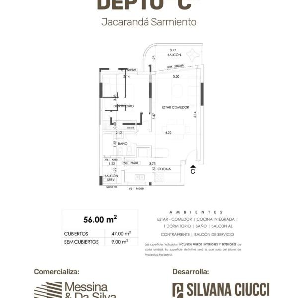 Departamento en Venta en Sarmiento 700, Napostá, Bahía Blanca - Bahía Blanca Propiedades | SITIO OFICIAL l
