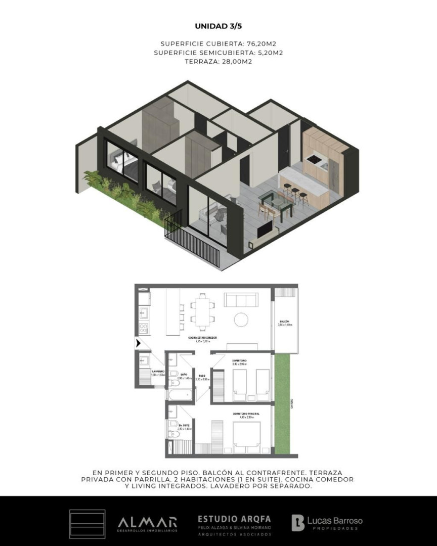 Semipiso en Venta en Hugony 80, La Falda, Bahía Blanca - Bahía Blanca Propiedades | SITIO OFICIAL l