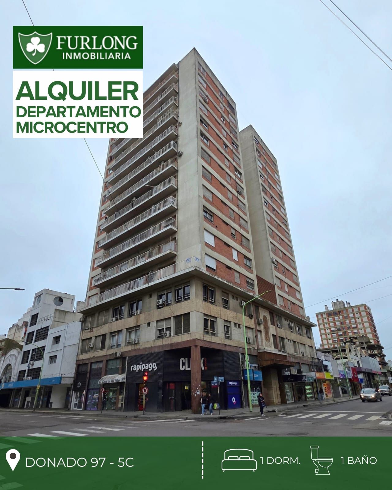 Departamento en Alquiler en Donado 97, Centro, Bahía Blanca - Bahía Blanca Propiedades | SITIO OFICIAL l