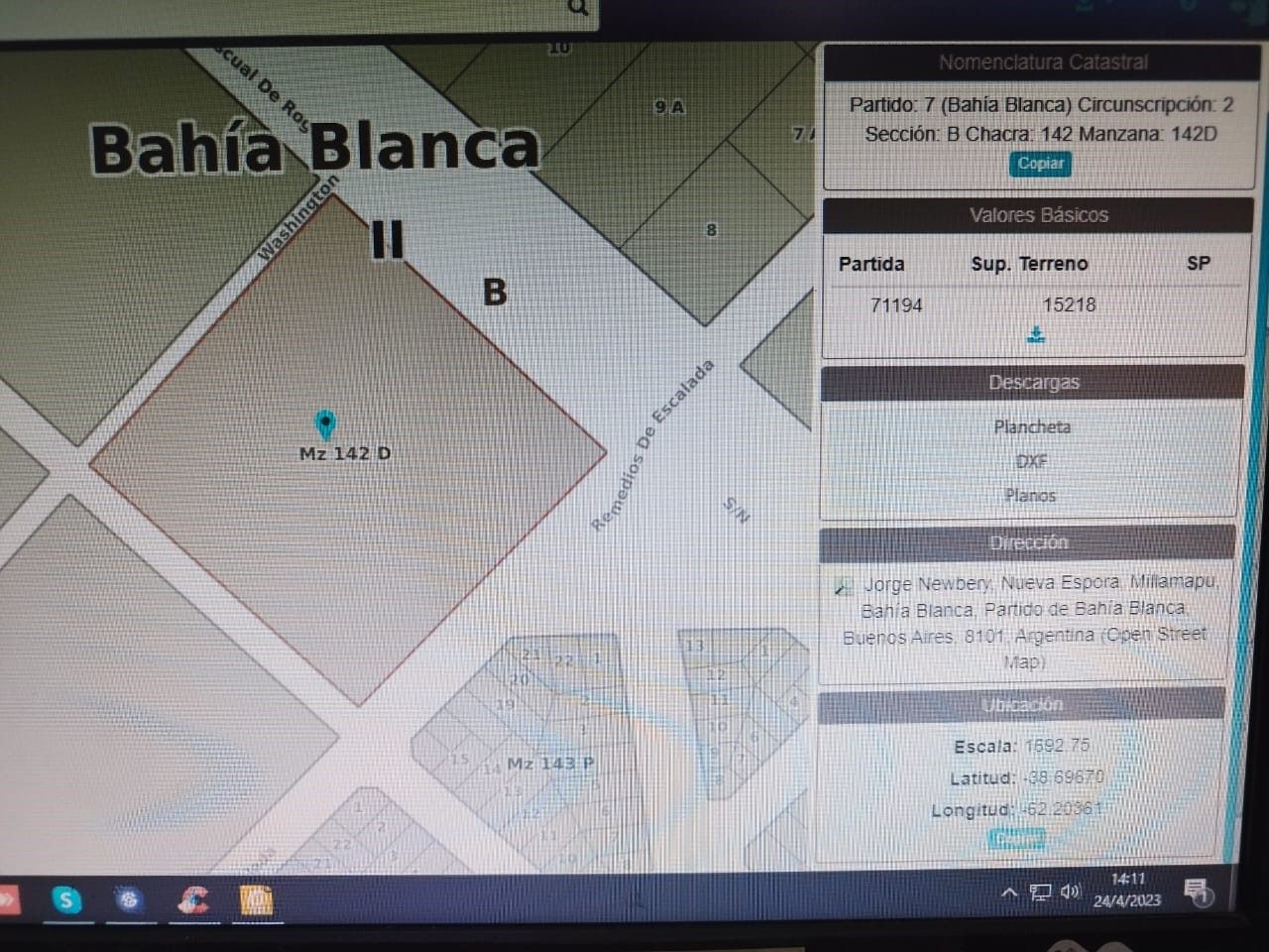 Terreno en Venta en Pascual De Arrogatis Entre Calle Washington Y Remedios De Escalada,  Bahía Blanca - Bahía Blanca Propiedades | SITIO OFICIAL l