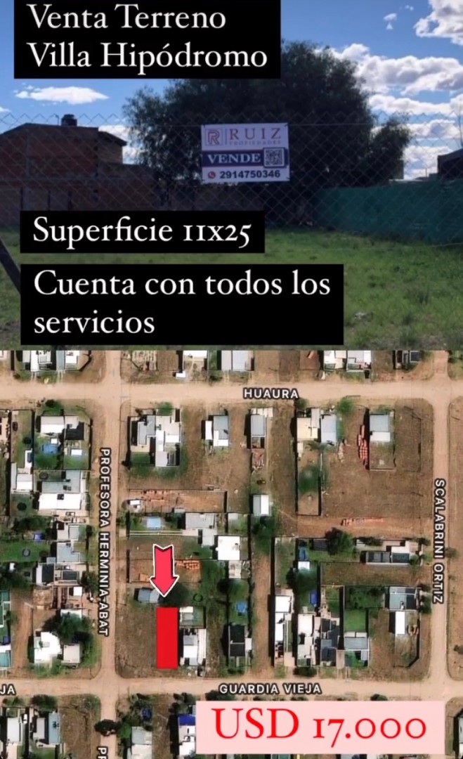 Terreno en Venta en Guardia Vieja 2712, Villa Hipodromo, Bahía Blanca - Bahía Blanca Propiedades | SITIO OFICIAL l