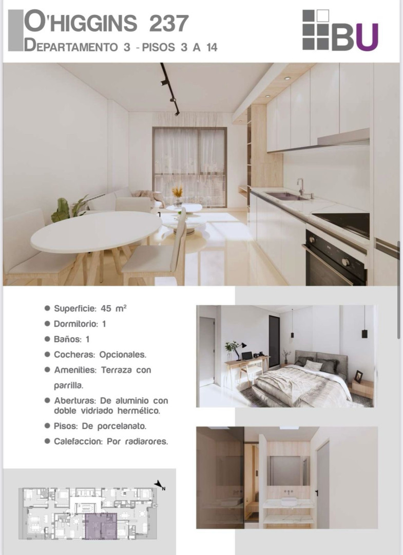 Departamento en Venta en O' Higgins 237, Centro, Bahía Blanca - Bahía Blanca Propiedades | SITIO OFICIAL l