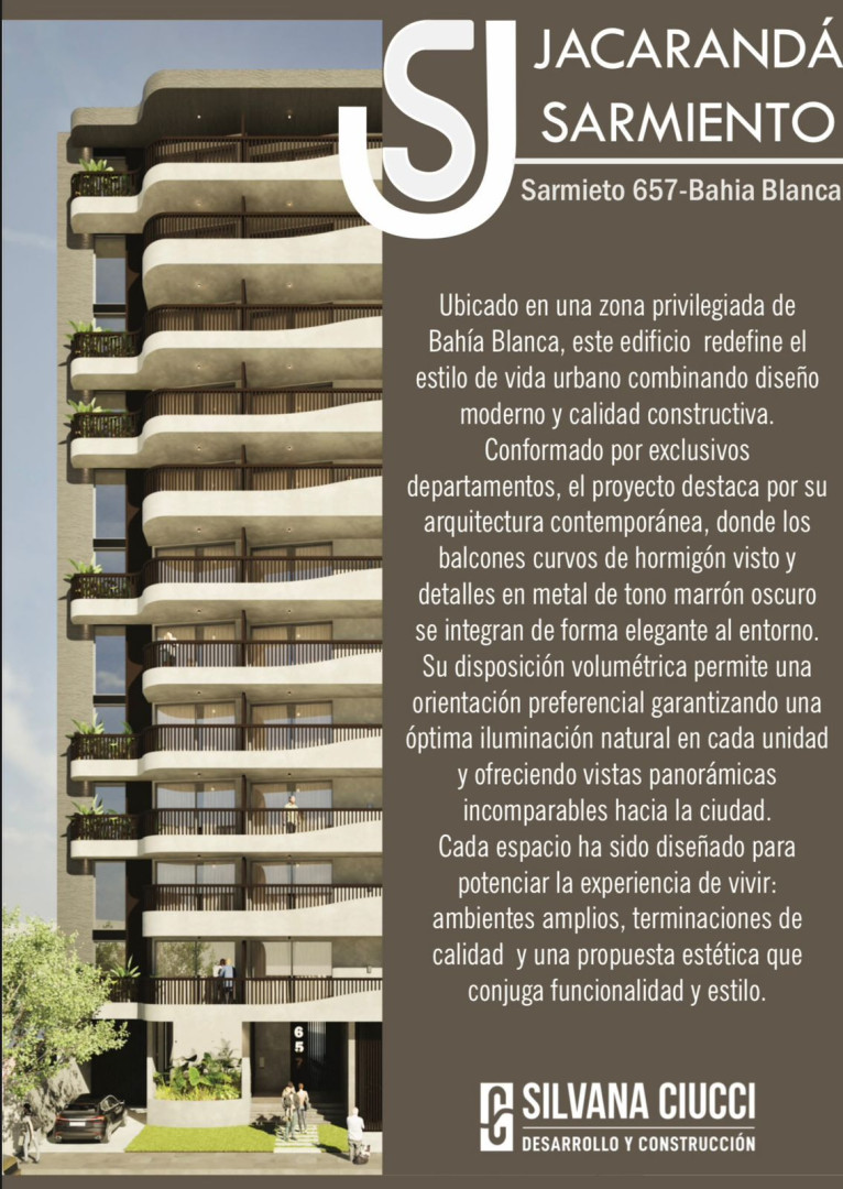 Departamento en Venta en Sarmiento 657, Centro, Bahía Blanca - Bahía Blanca Propiedades | SITIO OFICIAL l