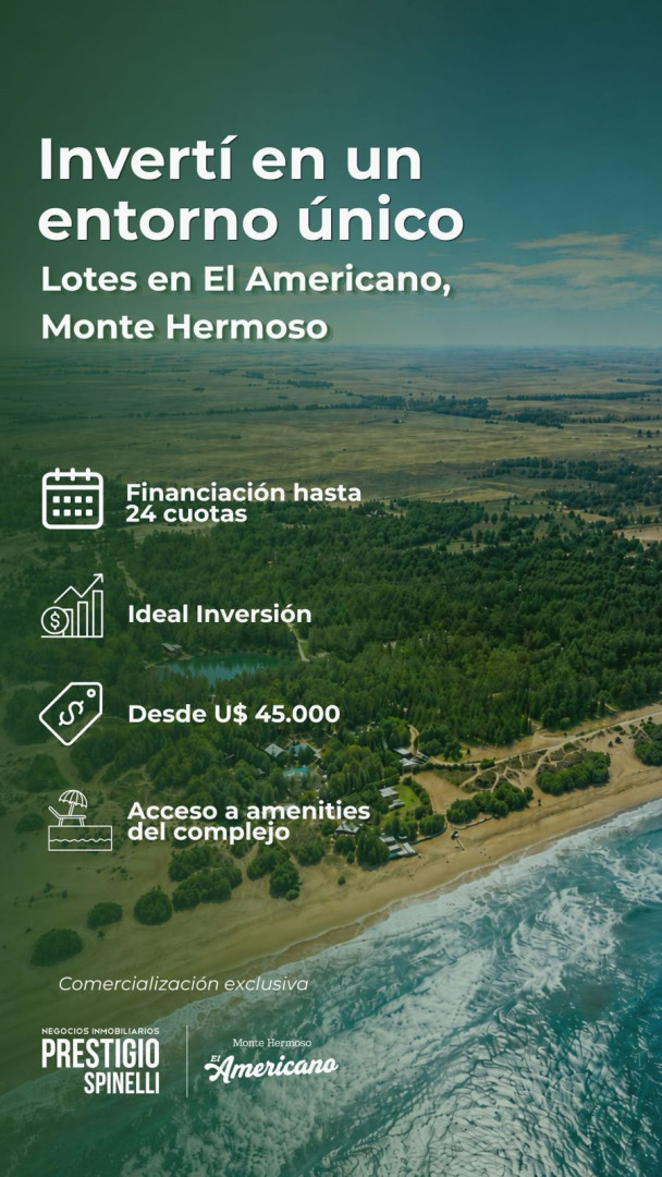 Terreno en Venta en Monte Hermoso,  Monte Hermoso - Bahía Blanca Propiedades | SITIO OFICIAL l