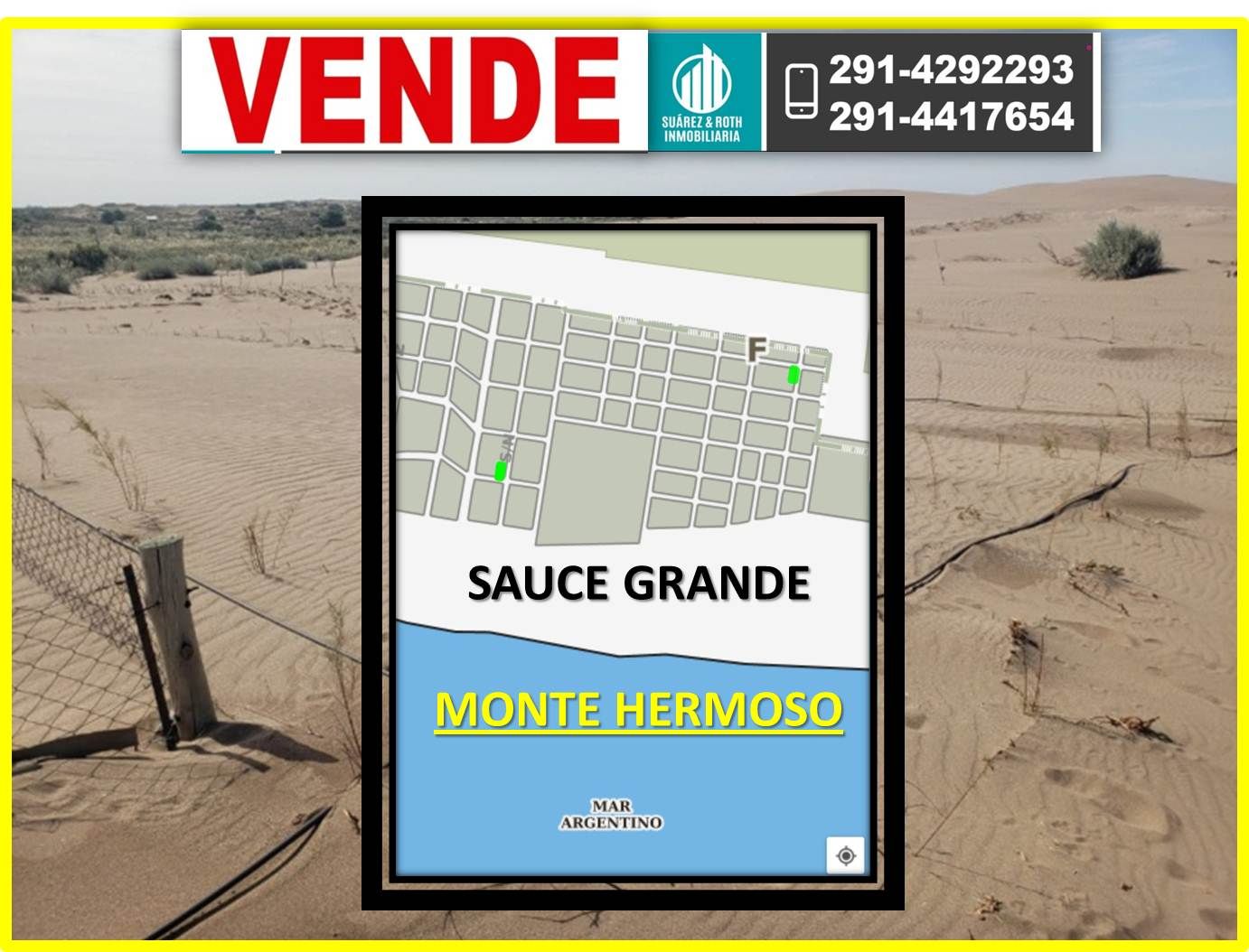 Terreno en Venta  El Sauce, Monte Hermoso - Bahía Blanca Propiedades | SITIO OFICIAL l