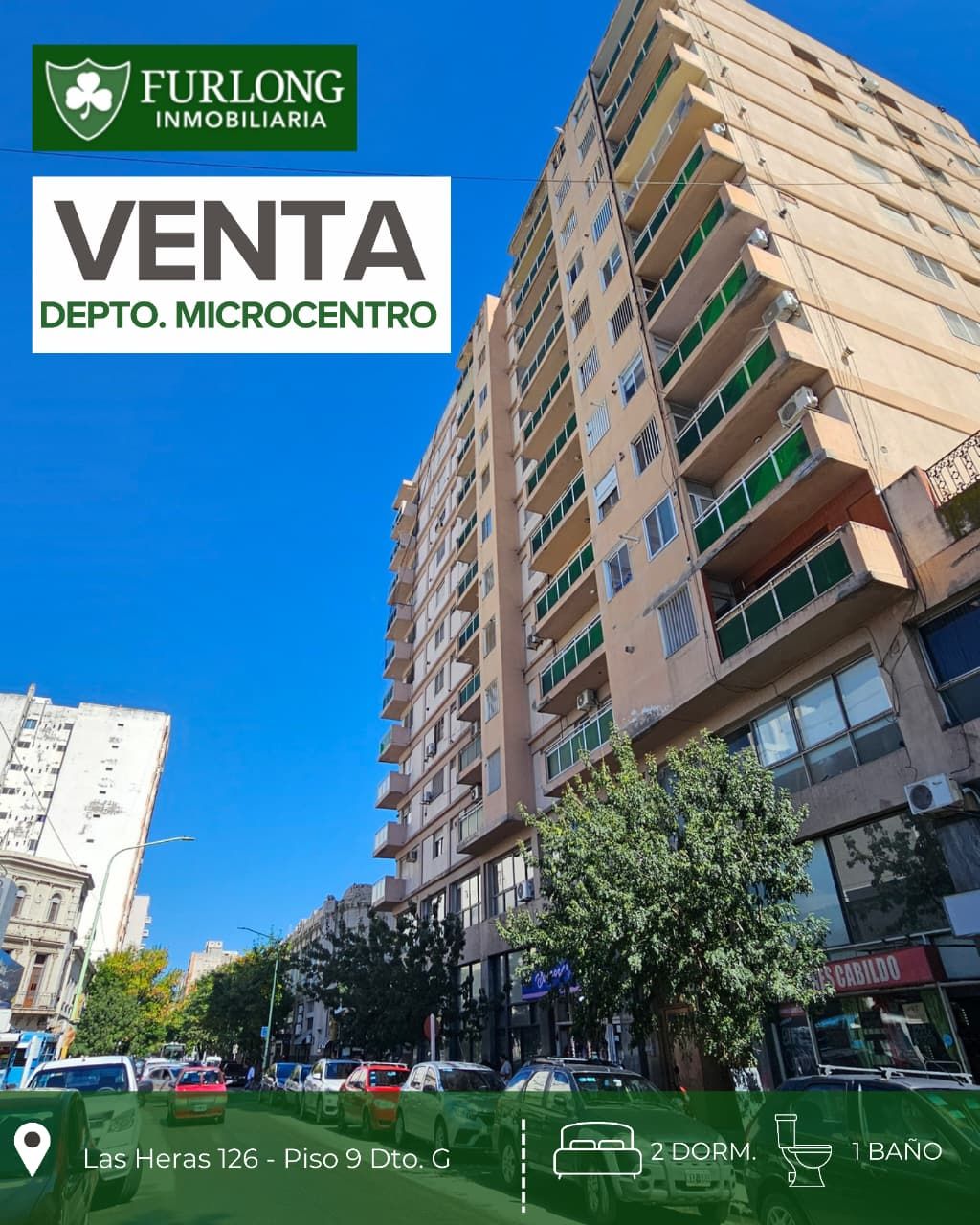 Departamento en Venta en Las Heras 126, Centro, Bahía Blanca - Bahía Blanca Propiedades | SITIO OFICIAL l