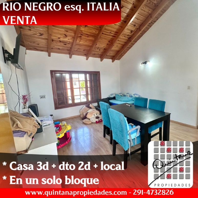 Casa con Local en Venta en Italia Y Rio Negro, Pedro Pico, Bahía Blanca - Bahía Blanca Propiedades | SITIO OFICIAL l