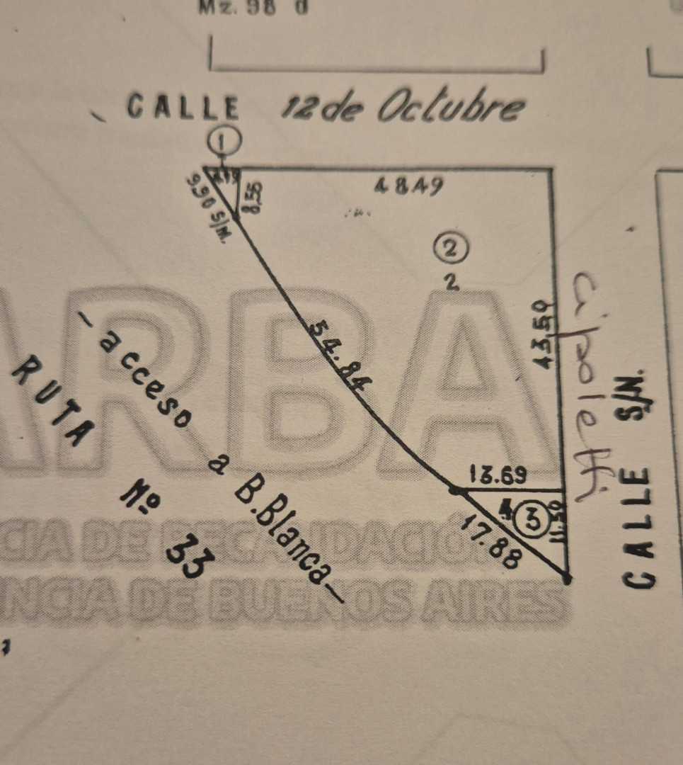 Terreno en Venta en Av. Alem Y Ruta 33,  Bahía Blanca - Bahía Blanca Propiedades | SITIO OFICIAL l