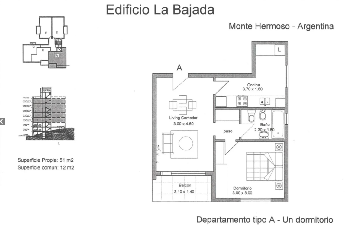 Departamento en Venta en Fosatti Y Mendoza,  Monte Hermoso - Bahía Blanca Propiedades | SITIO OFICIAL l